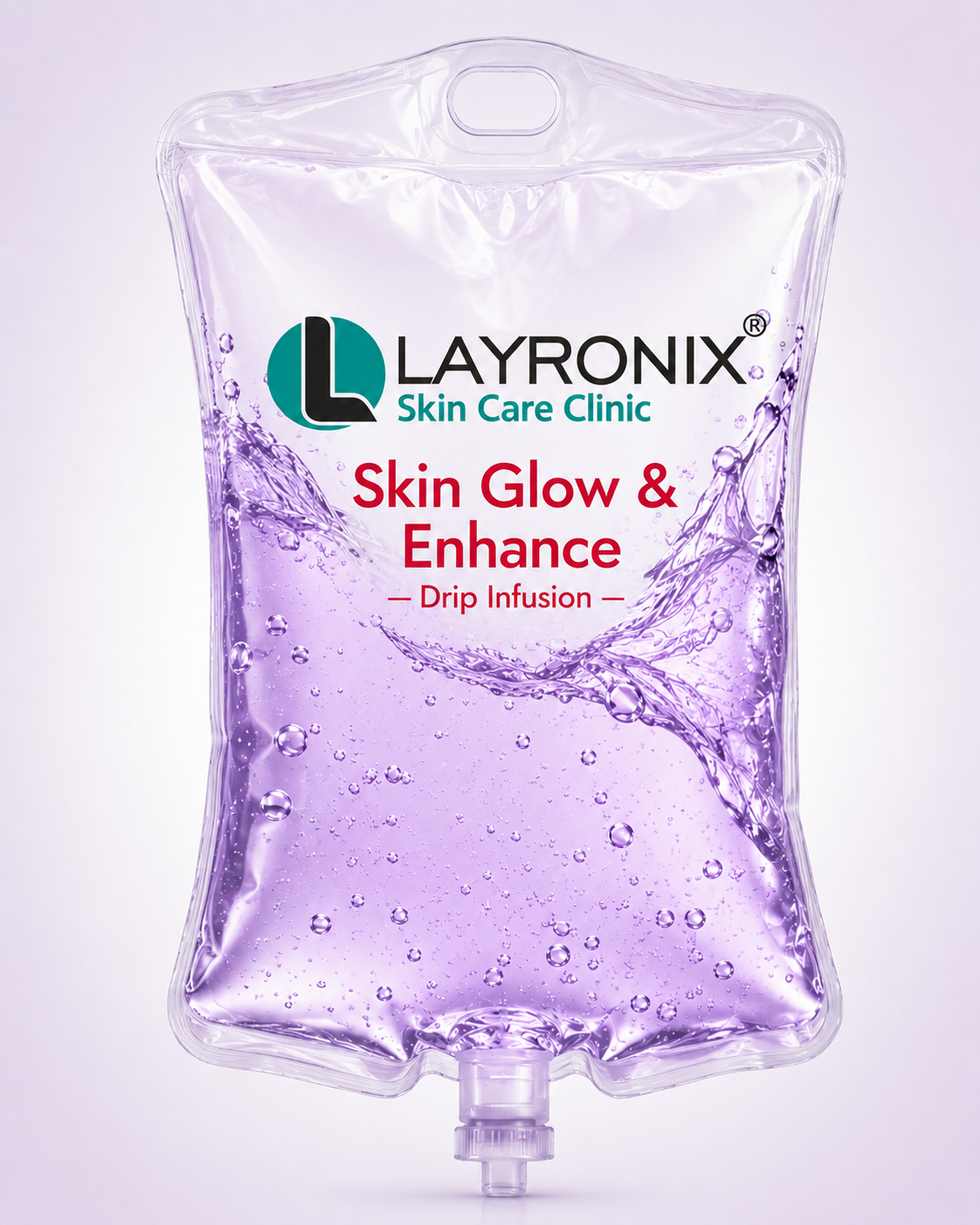 Skin Glow and Enhance Drip Infusion IV bag